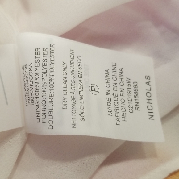 💕NICHOLAS THE LABEL💕 Danielle Dress ~ Bassett Floral Print US 2 NWT - Picture 14 of 14